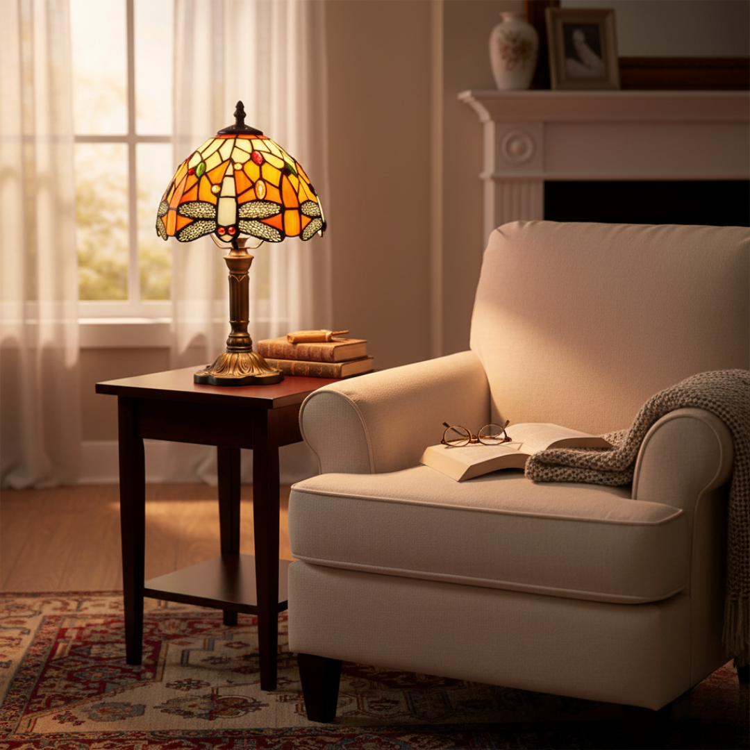 Διακοσμητική LED λάμπα από χρωματιστό κρύσταλλο