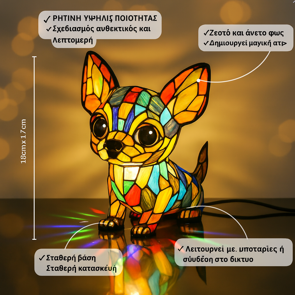 Γοητευτικό κολιέ τσιουάουα